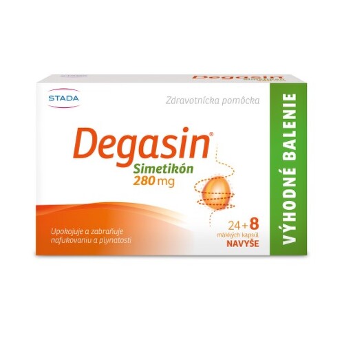 DEGASIN 280 mg 24 + 8 kapsúl ZADARMO