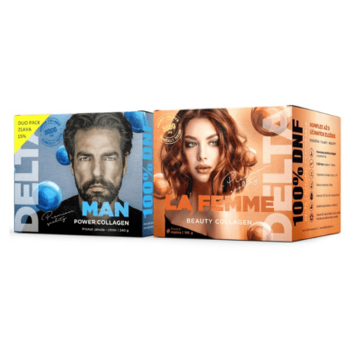 DELTA Man & la femme collagen duo pack rozpustný kolagén 240g + 196g Set