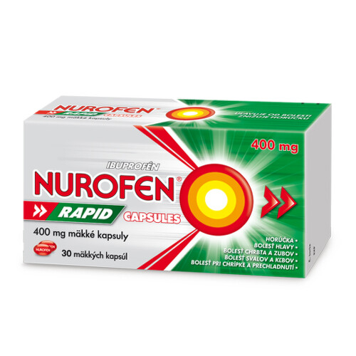 NUROFEN Rapid 400 mg 30 kapsúl