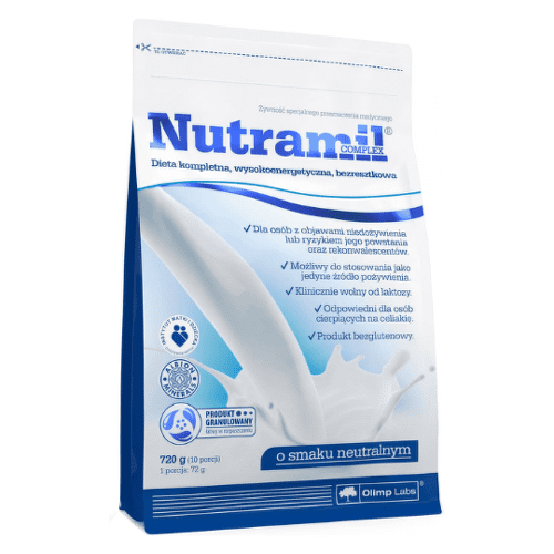 NUTRAMIL Complex neutral nutrične kompletná výživa 10 porcií 720 g