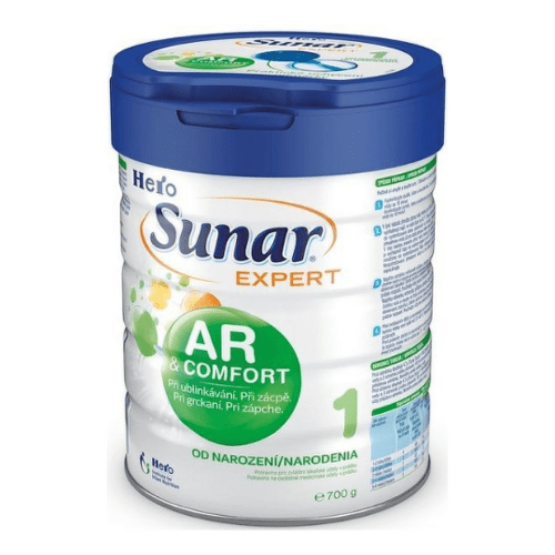 SUNAR Expert ar+comfort 1 dojčenská výživa od narodenia 700 g