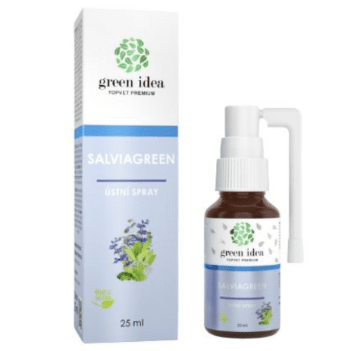 TOPVET Salviagreen ústny spray 25 ml