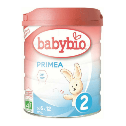 BABYBIO Primea 2 následné dojčenské bio mlieko od ukonč. 6. do 12 mesiacov 800 g