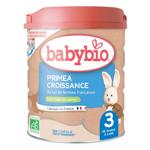 BABYBIO Primea 3 croissance následné dojčenské bio mlieko od ukonč. 10. mesiaca 800 g