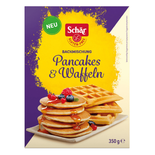 SCHÄR Pancakes & waffeln begluténová múčna zmes na pečenie 350 g