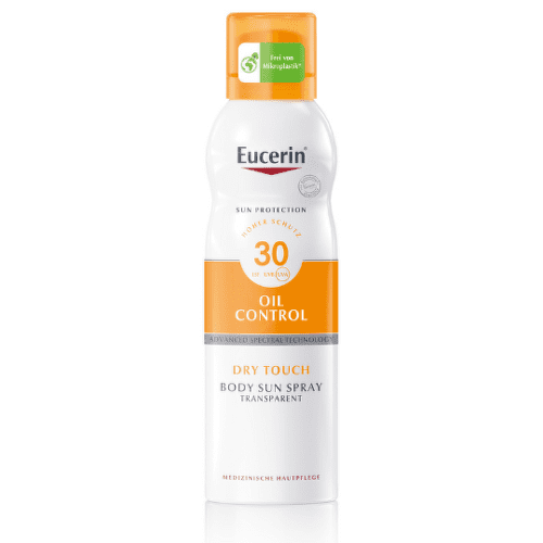 EUCERIN Sun oil control dry touch body SPF30 sprej - aerosól transparentný na opaľovanie 200 ml