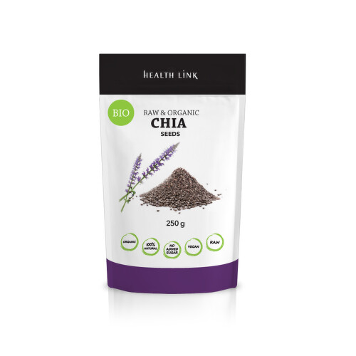 HEALTH LINK Chia semienka bio raw 250 g