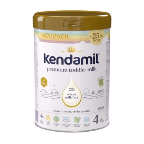 KENDAMIL Premium 4 HMO+ xxl maxi pack dúhové mliečna výživa malých detí od ukonč. 24. mesiaca 1 kg