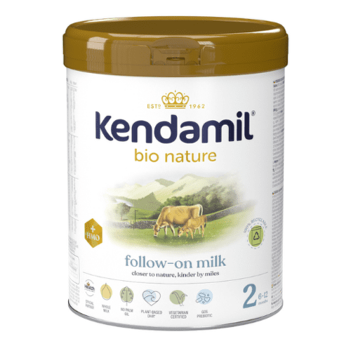 KENDAMIL Bio nature 2 HMO+ následná mliečna dojčenská výživa od ukonč. 6. mesiaca 800 g - balenie 3 ks