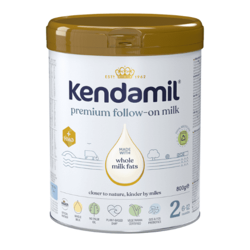KENDAMIL Premium 2 HMO+ následná mliečna dojčenská výživa od ukonč. 6. mesiaca 800 g - balenie 6 ks