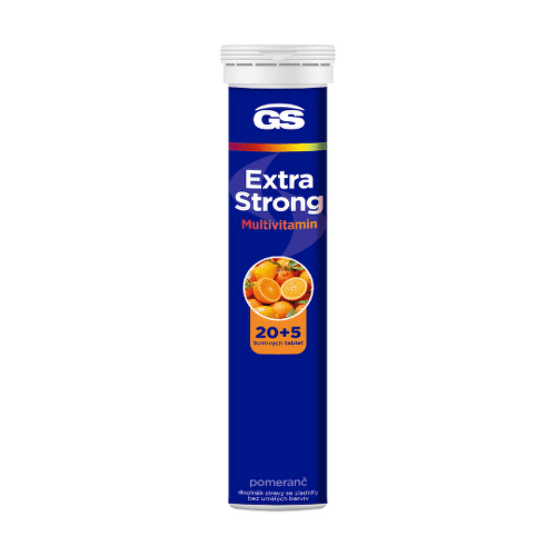 GS Extra strong multivitamín pomaranč 25 tabliet