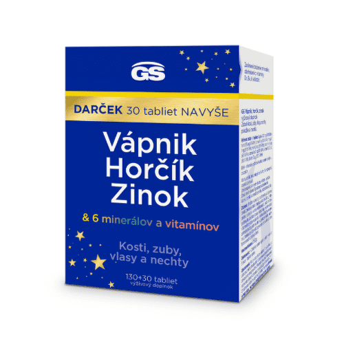 GS Vápnik horčík zinok darček 2023 160 tabliet