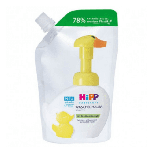 HIPP Babysanft pena na umývanie náhradná náplň 250 ml