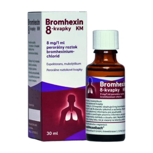 BROMHEXIN 8-kvapky KM 30 ml