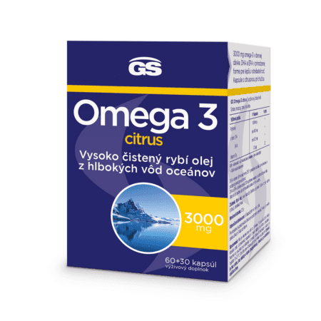 GS Omega 3 citrus 60 + 30 kapsúl