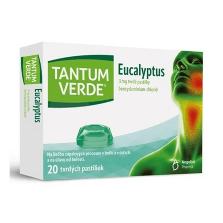 TANTUM VERDE Eucalyptus 20 pastiliek