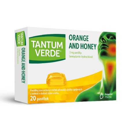 TANTUM VERDE Orange & honey 20 pastiliek